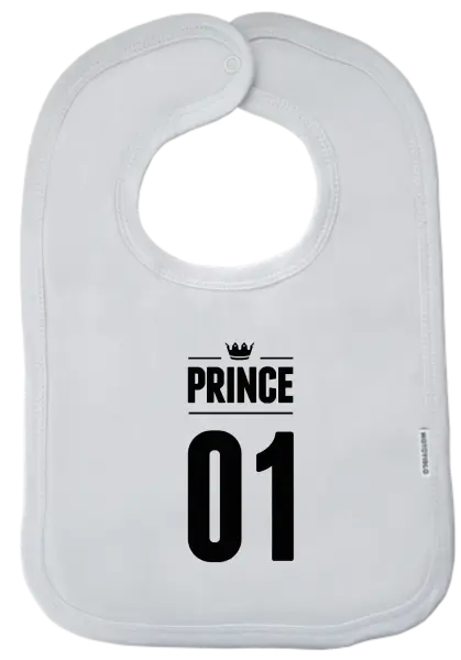 Detský podbradník Prince s vlastním číslem - kopie