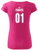 Dámske tričko Princess s vlastním číslem - kopie