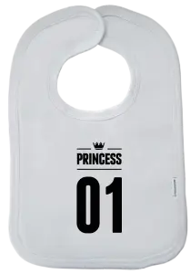 Detský podbradník Princess s vlastním číslem - kopie