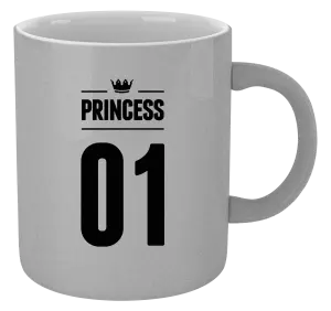 Hrnček metalický Princess s vlastním číslem - kopie