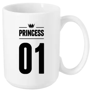 Hrnček Princess s vlastním číslem - kopie