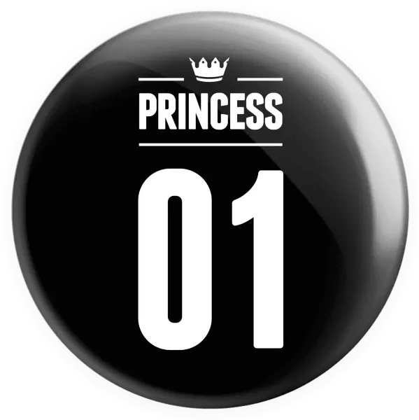 Placka Princess s vlastním číslem - kopie