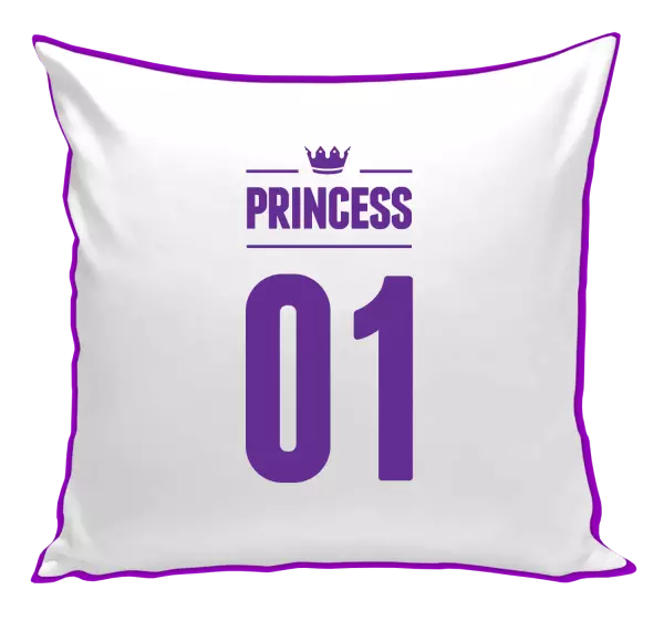 Vankúš Princess s vlastním číslem - kopie