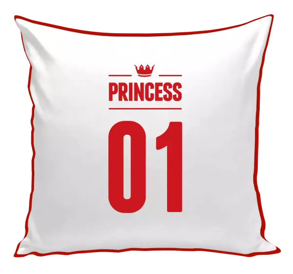 Vankúš Princess s vlastním číslem - kopie
