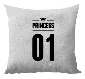 Vankúš Princess s vlastním číslem - kopie