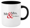 Hrnček  Mr. & Mrs. s vlastním příjmením - kopie