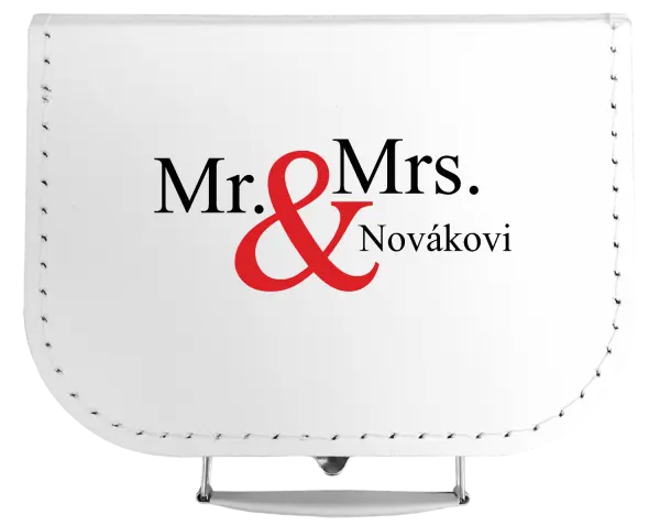 Kufrík Mr. & Mrs. s vlastním příjmením - kopie