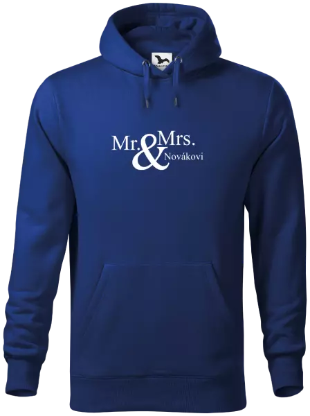 Pánska mikina Mr. & Mrs. s vlastním příjmením - kopie