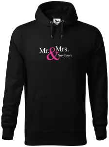 Pánska mikina Mr. & Mrs. s vlastním příjmením - kopie