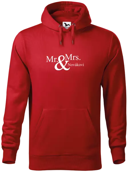 Pánska mikina Mr. & Mrs. s vlastním příjmením - kopie