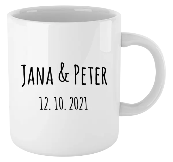 Hrnček Jména a datum písmo 1 - kopie