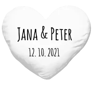 Vankúš Jména a datum písmo 1 - kopie