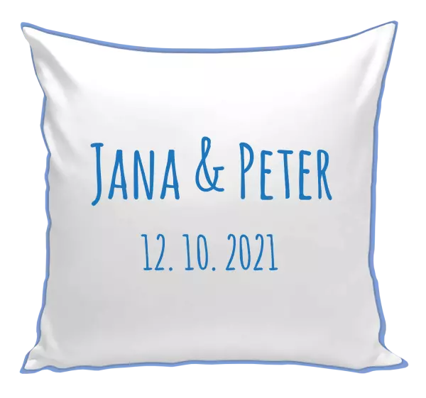 Vankúš Jména a datum písmo 1 - kopie