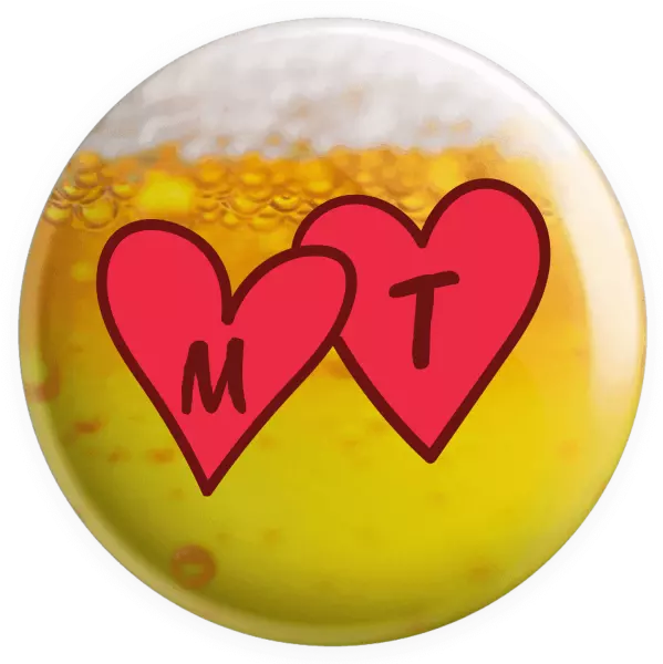 Placka Iniciály v srdíčku se jmény - kopie