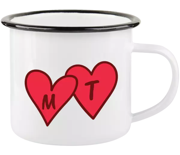 Plecháčik Iniciály v srdíčku se jmény - kopie