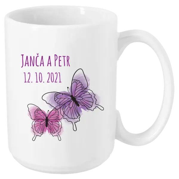 Hrnček Motýlci se jmény - kopie