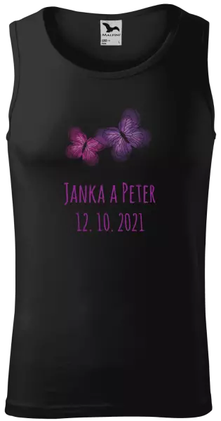 Pánske tielko Motýlci se jmény - kopie