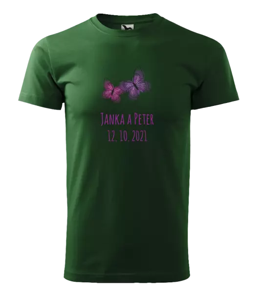 Pánske tričko Motýlci se jmény - kopie