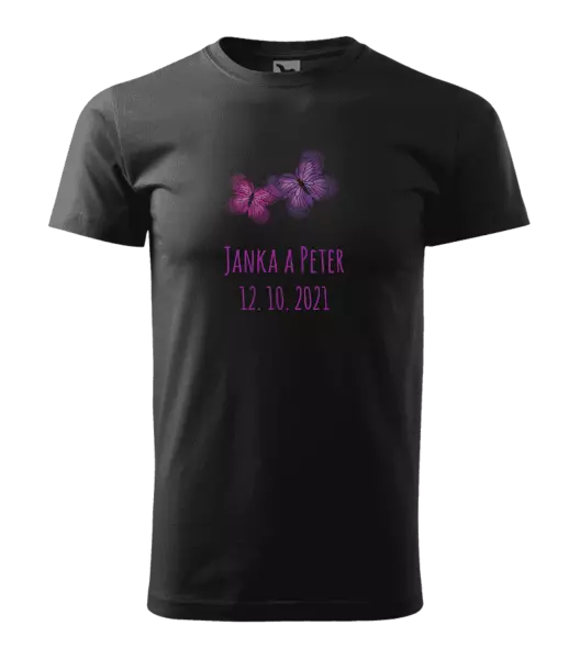 Pánske tričko Motýlci se jmény - kopie