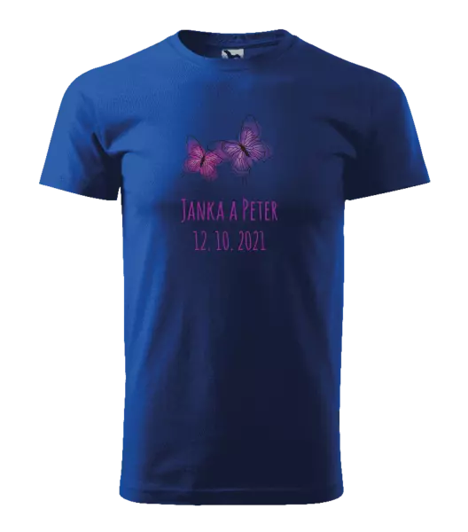 Pánske tričko Motýlci se jmény - kopie