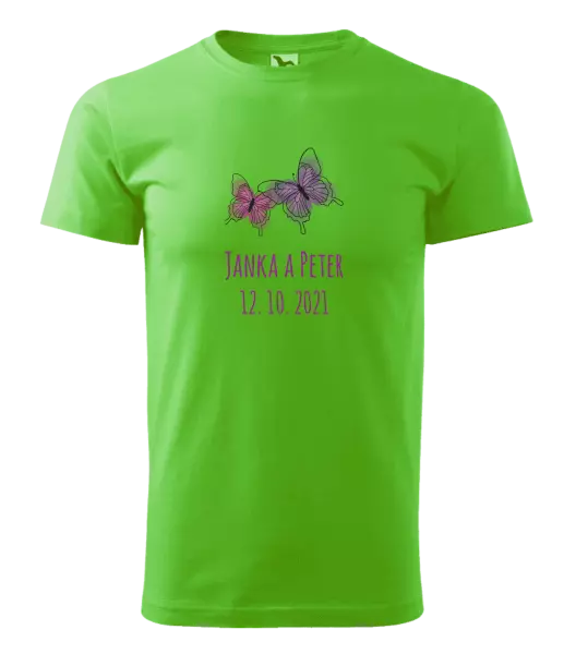 Pánske tričko Motýlci se jmény - kopie