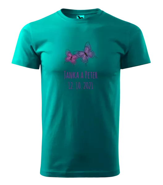 Pánske tričko Motýlci se jmény - kopie