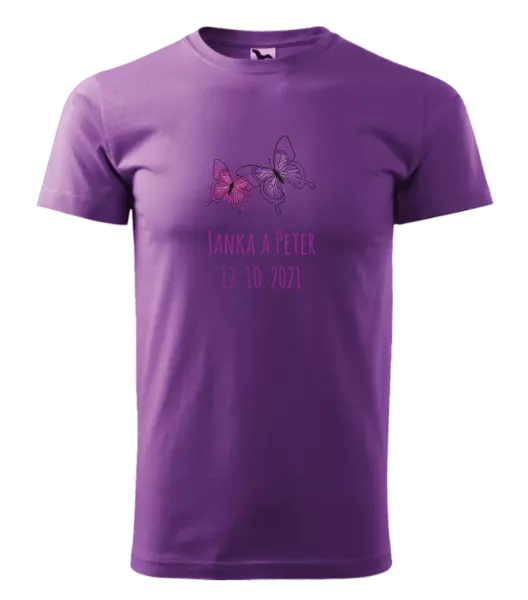 Pánske tričko Motýlci se jmény - kopie