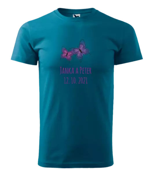 Pánske tričko Motýlci se jmény - kopie