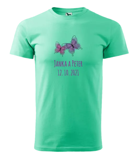 Pánske tričko Motýlci se jmény - kopie