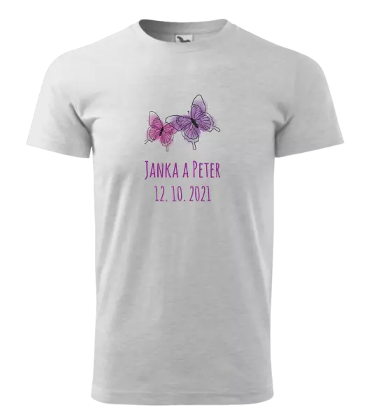 Pánske tričko Motýlci se jmény - kopie