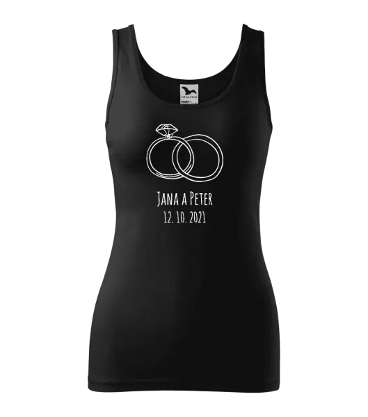 Dámske tielko Prsteny se jmény - kopie