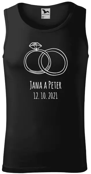 Pánske tielko Prsteny se jmény - kopie