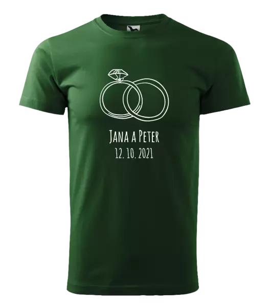 Pánske tričko Prsteny se jmény - kopie