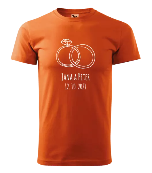 Pánske tričko Prsteny se jmény - kopie