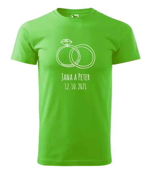 Pánske tričko Prsteny se jmény - kopie