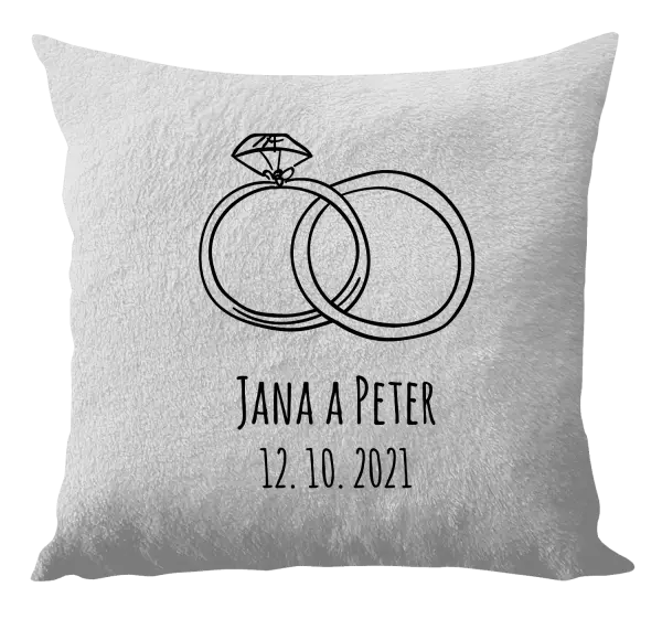 Vankúš Prsteny se jmény - kopie