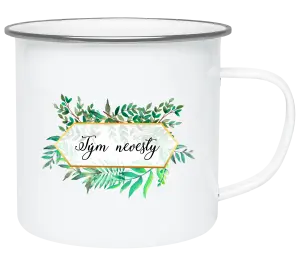 Plecháčik Tým nevěsty - zelené listy - kopie