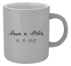 Hrnček metalický Jména a datum písmo 3 - kopie