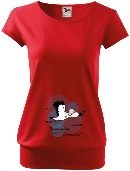 Tehotenské tričko Jméno přiletí v měsíci - kopie