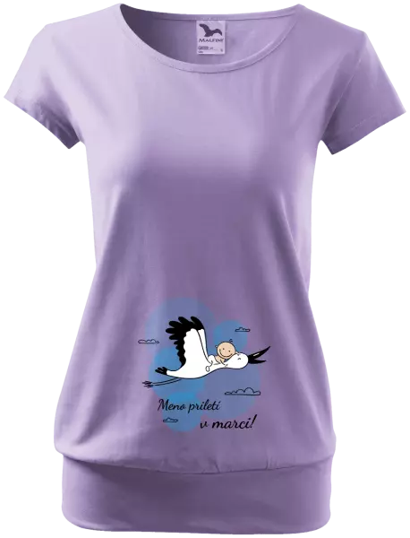 Tehotenské tričko Jméno přiletí v měsíci - kopie