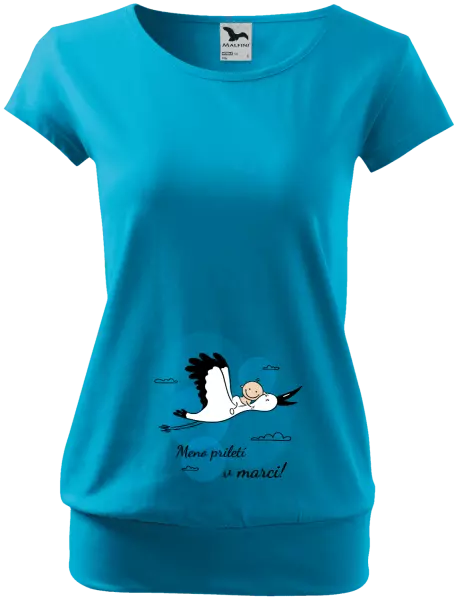 Tehotenské tričko Jméno přiletí v měsíci - kopie