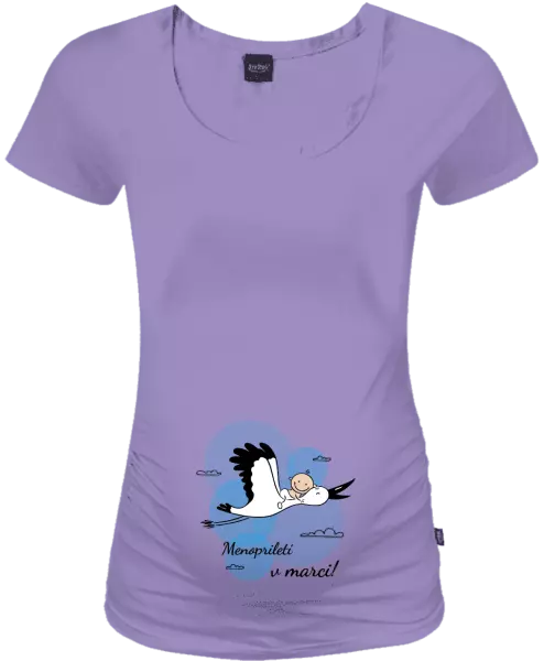 Tehotenské tričko Jméno přiletí v měsíci - kopie