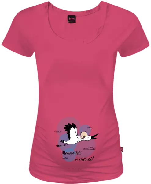 Tehotenské tričko Jméno přiletí v měsíci - kopie