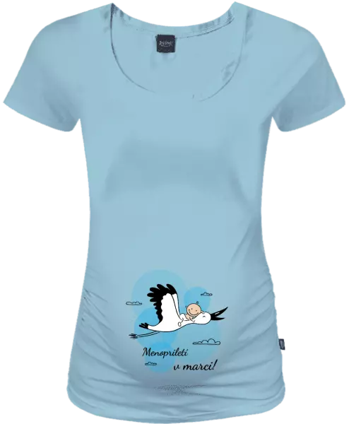 Tehotenské tričko Jméno přiletí v měsíci - kopie