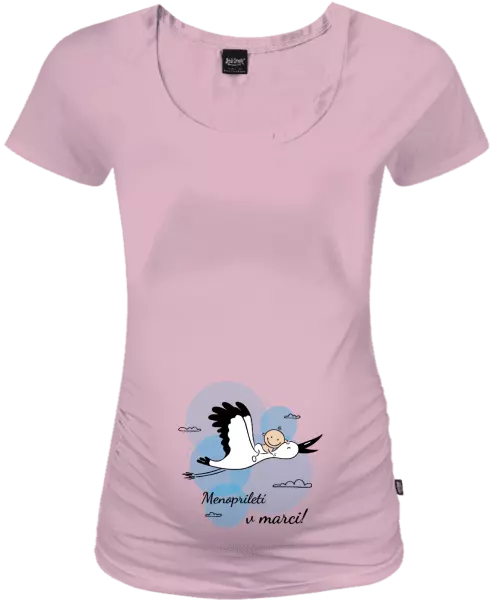 Tehotenské tričko Jméno přiletí v měsíci - kopie