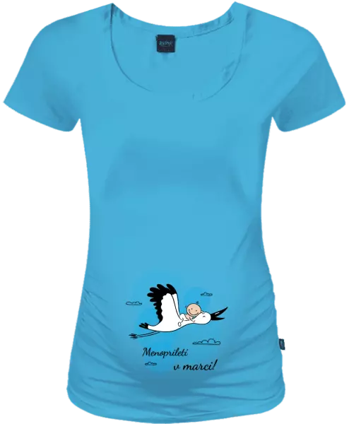 Tehotenské tričko Jméno přiletí v měsíci - kopie