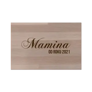 Buková doska Mamka od roku - kopie