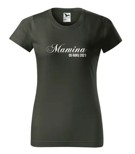 Dámske tričko Mamka od roku - kopie