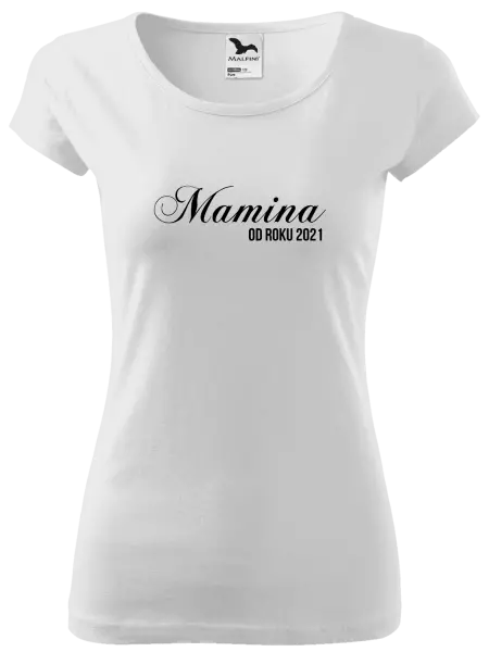 Dámske tričko Mamka od roku - kopie