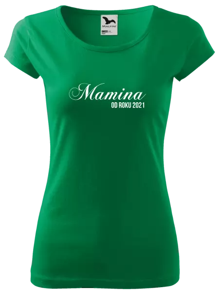 Dámske tričko Mamka od roku - kopie